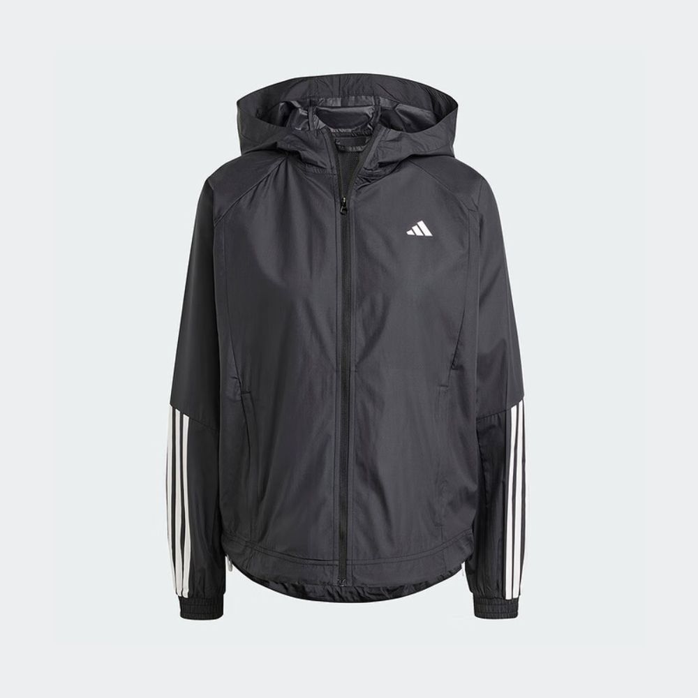 ADIDAS 愛迪達 【ADIDAS】HYGLM WINDB 風衣外套 女 黑色-IS8036