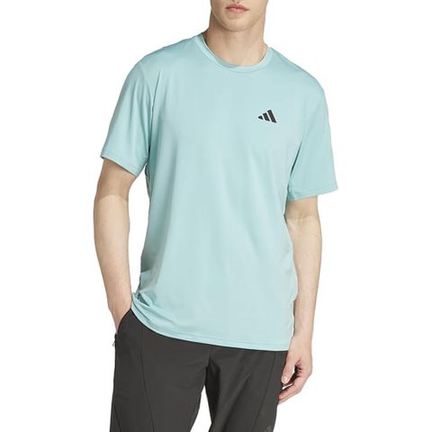 ADIDAS 愛迪達 【ADIDAS】TR-ES STRETCH T 短袖上衣 男 藍色-IW3366