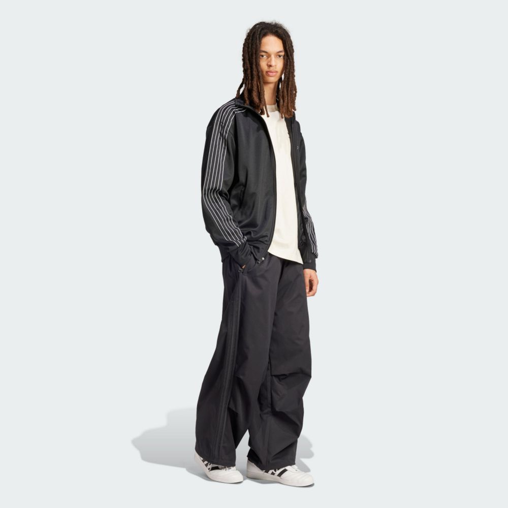 ADIDAS 愛迪達 【ADIDAS】PARACHUTE PANT 長褲 男 黑色-IY2075