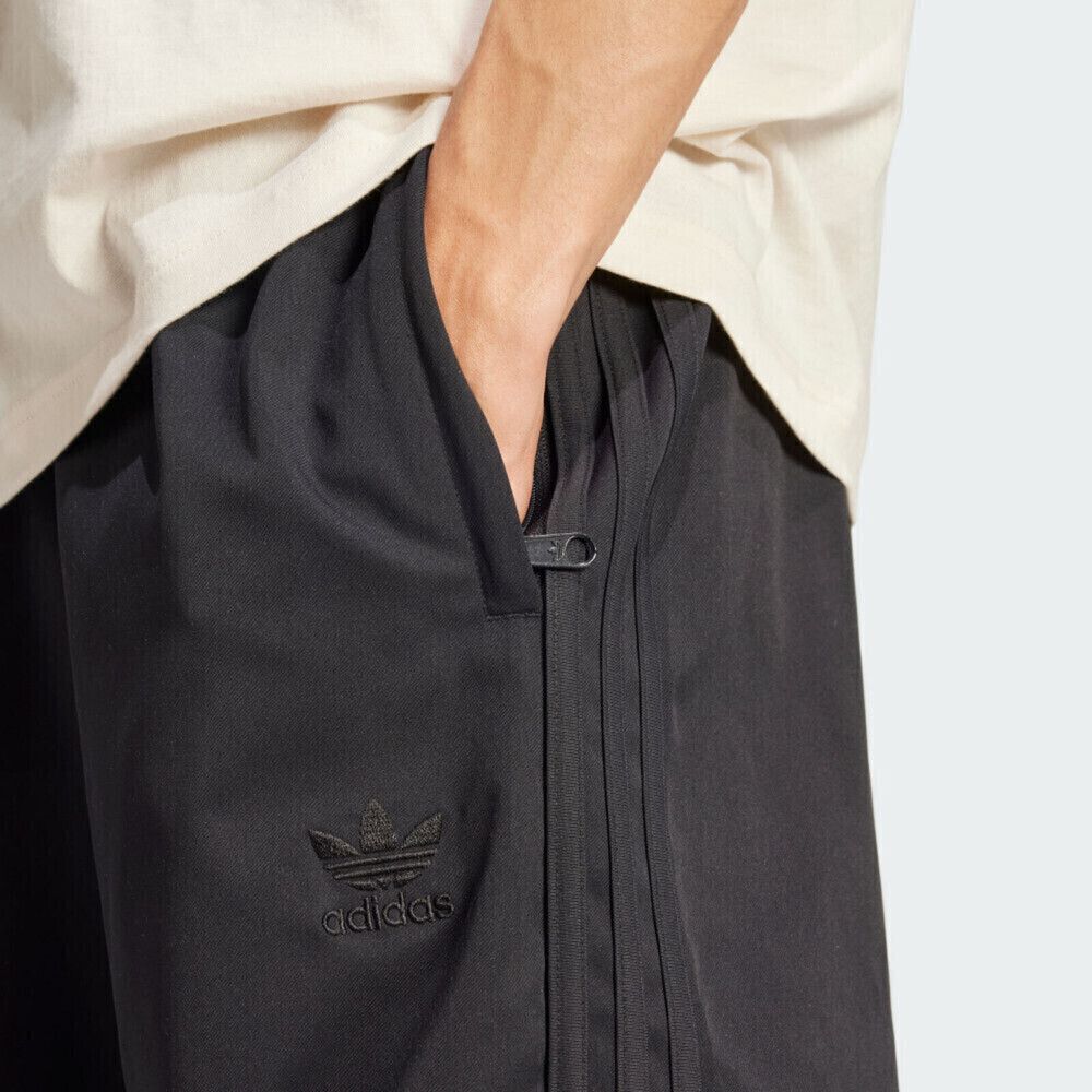 ADIDAS 愛迪達 【ADIDAS】PARACHUTE PANT 長褲 男 黑色-IY2075