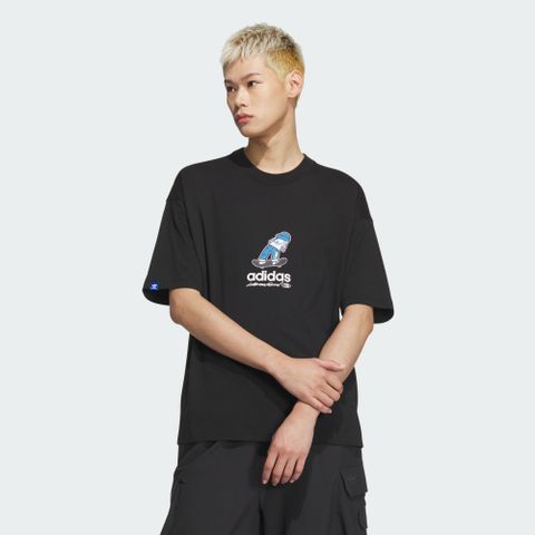 ADIDAS 愛迪達 【ADIDAS】CS TEE SS M 短袖上衣 男 黑色-JC6827