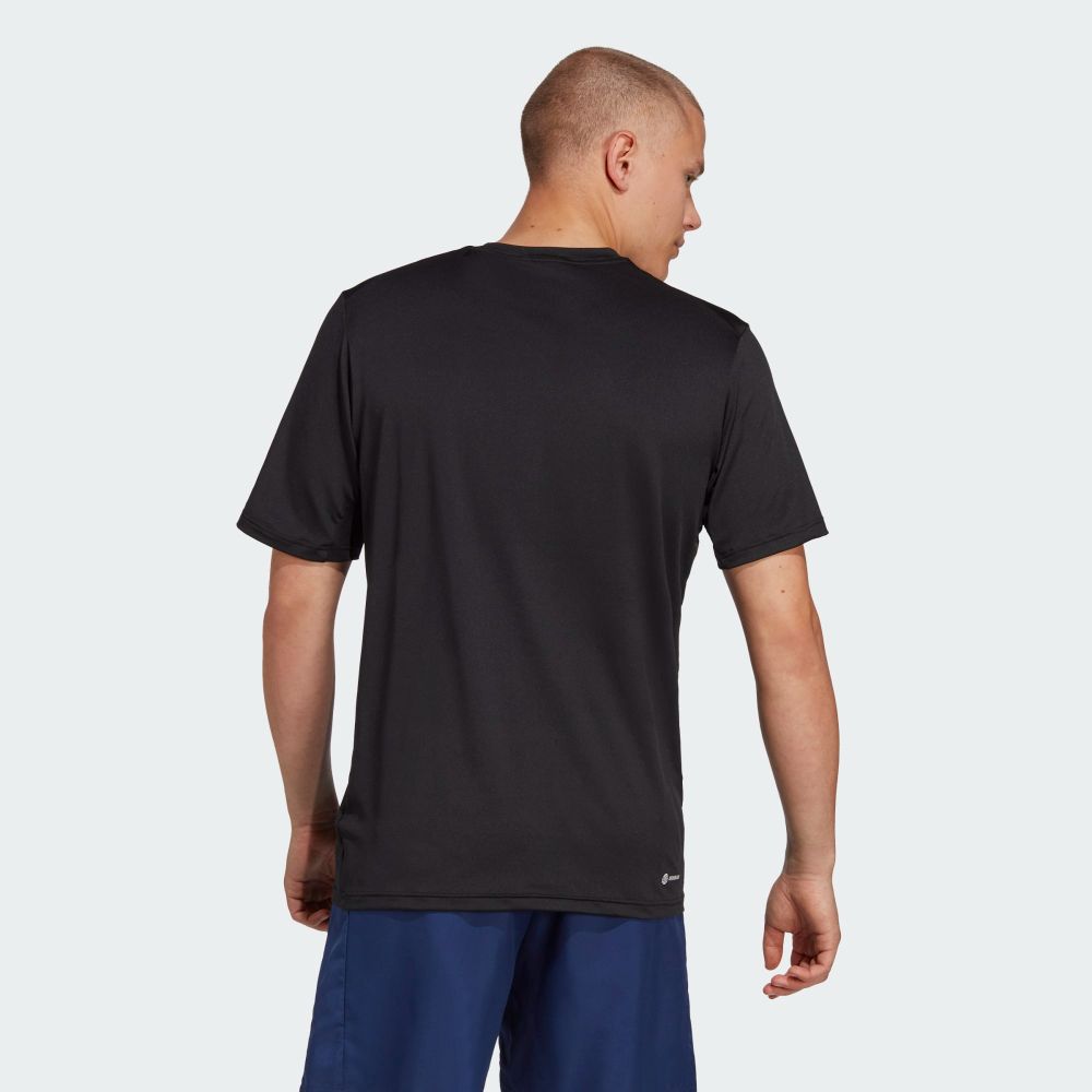 ADIDAS 愛迪達 【ADIDAS】TR-ES STRETCH T 短袖上衣 男 黑色-IC7413