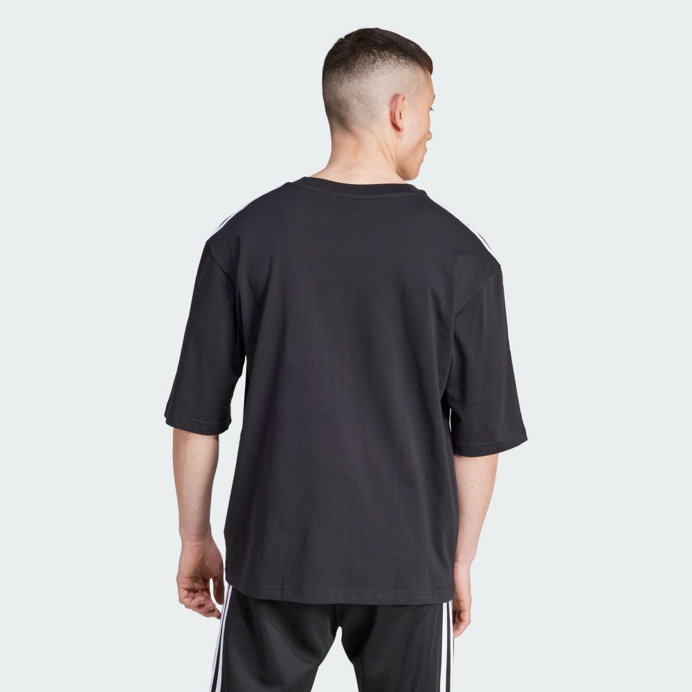 ADIDAS 愛迪達 【ADIDAS】Oversize tee 短袖上衣 男 黑色-IZ1832