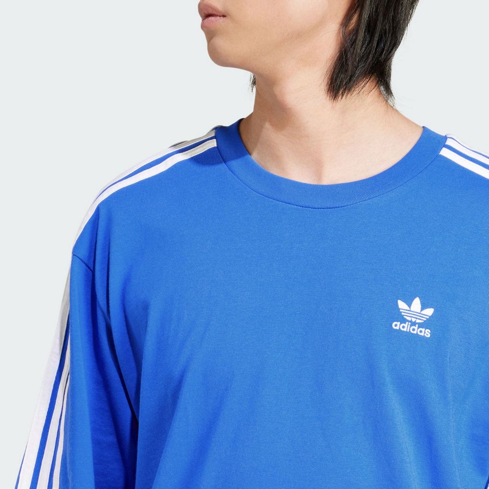 ADIDAS 愛迪達 【ADIDAS】Oversize tee 短袖上衣 男 藍色-IZ2481