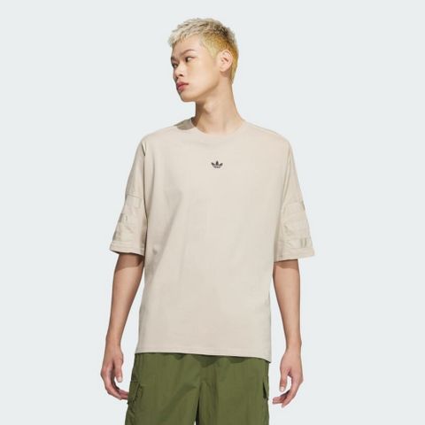 ADIDAS 愛迪達 【ADIDAS】F3S TEE SS M 短袖上衣 男 米色-JD6391