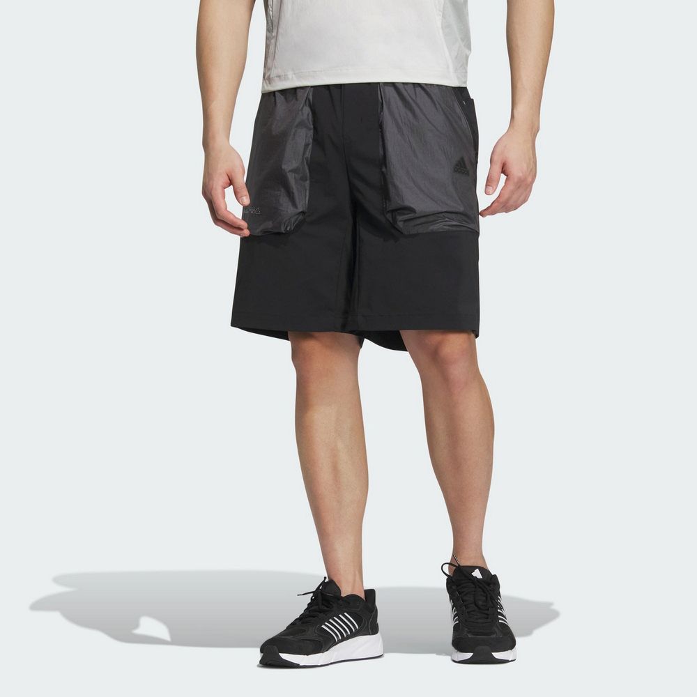 ADIDAS 愛迪達 【ADIDAS】TH UTLTY SHORTS 短褲 男 黑色-JI8667