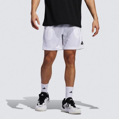 ADIDAS 愛迪達 【ADIDAS】BOS SHORT 短褲 男 白色-IY3776