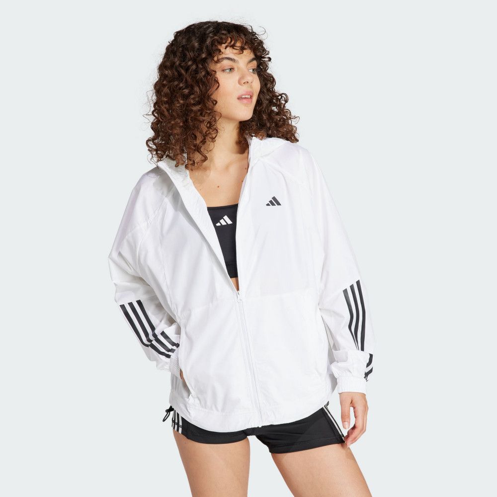 ADIDAS 愛迪達 【ADIDAS】HYGLM WINDB 風衣外套 女 白色-IS8042