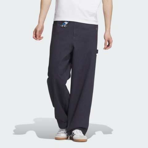 ADIDAS 愛迪達 【ADIDAS】CS WOVEN PANTS 長褲 男 深藍色-JC6839