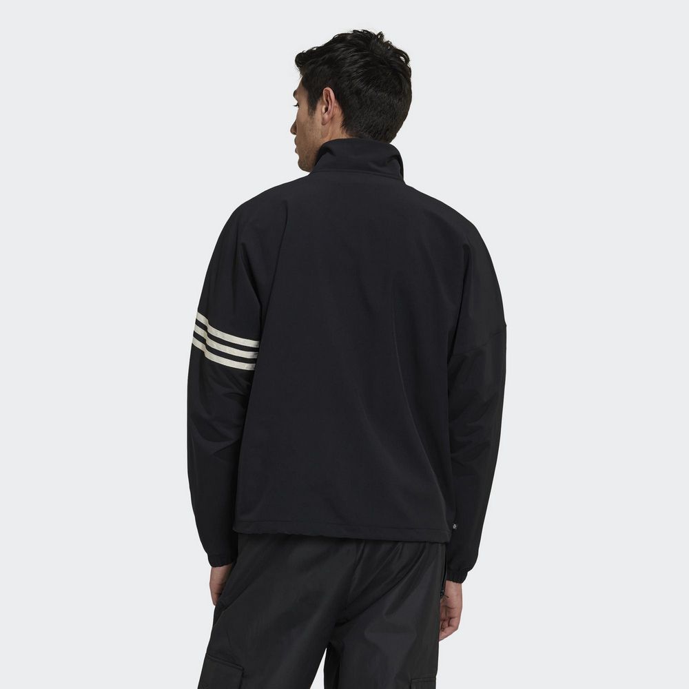 ADIDAS 愛迪達 【ADIDAS】NEW C TRACKTOP 休閒外套 男 黑色-HM1868