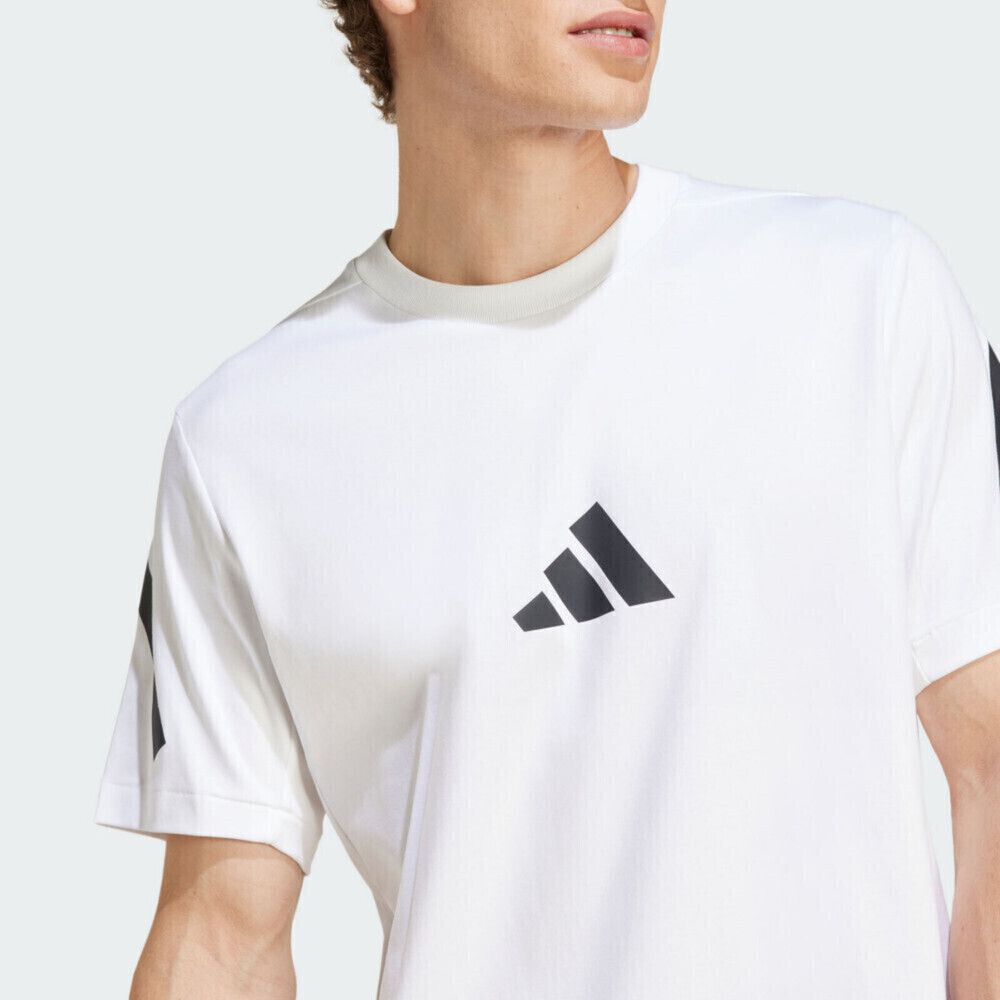 ADIDAS 愛迪達 【ADIDAS】M Z.N.E. TEE 短袖上衣 男 白色-JE3078