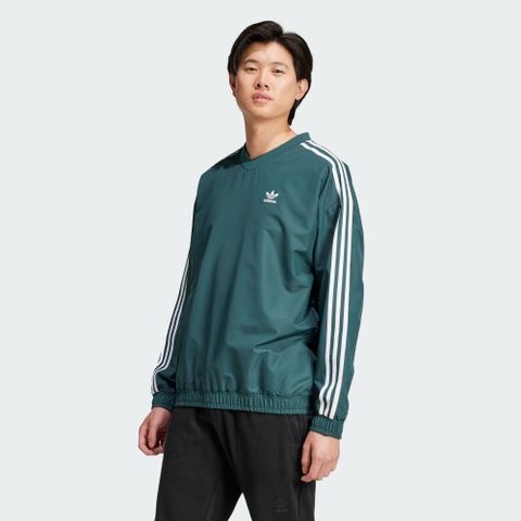 ADIDAS 愛迪達 Woven  WB 男 長袖上衣 綠色-IZ2462