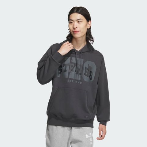 ADIDAS 愛迪達 CLG PO HOODIE 連帽上衣 男 黑色 帽T-JG8550