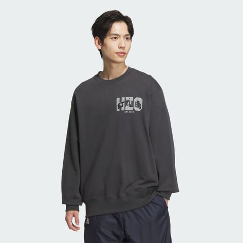 【ADIDAS】CLG SWEATSHIRTS 圓領套頭衫 男 黑色 大學T-JG8553
