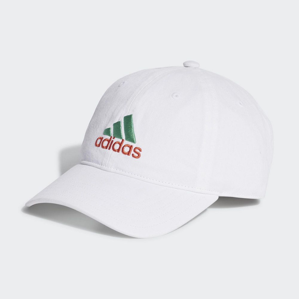 ADIDAS 愛迪達 DAD CAP 2COL EM 休閒帽 運動帽 棒球帽 遮陽帽 男帽 女帽 白色-IC9693