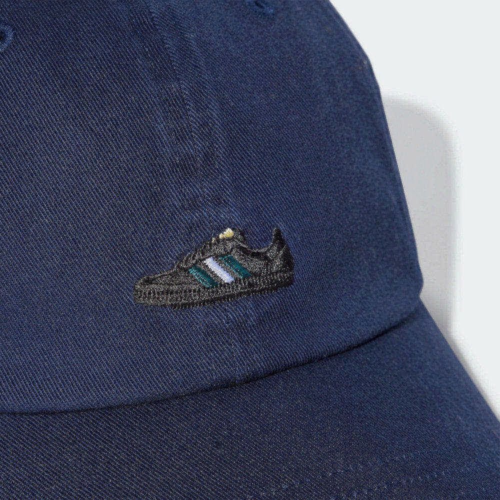 ADIDAS 愛迪達 【ADIDAS】SAMBA DAD CAP 休閒帽 男女 藍色-IX7497