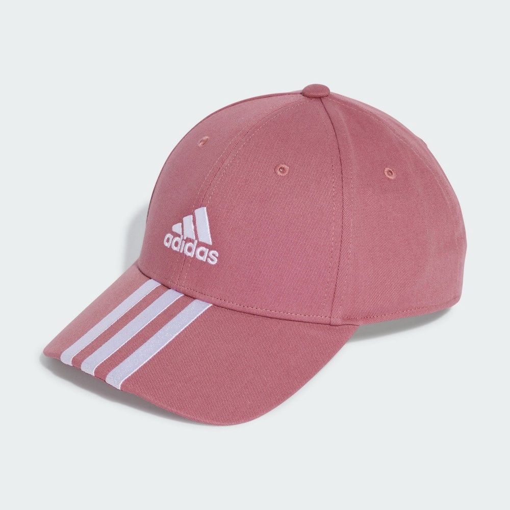 ADIDAS 愛迪達 【ADIDAS】BBALL 3S CAP CT 休閒帽 男女 粉色-IY7755