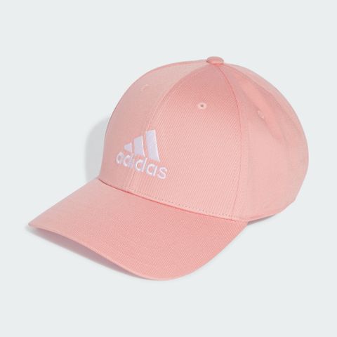 ADIDAS 愛迪達 【ADIDAS】BBALL CAP COT 休閒帽 男女 粉色-IY7746