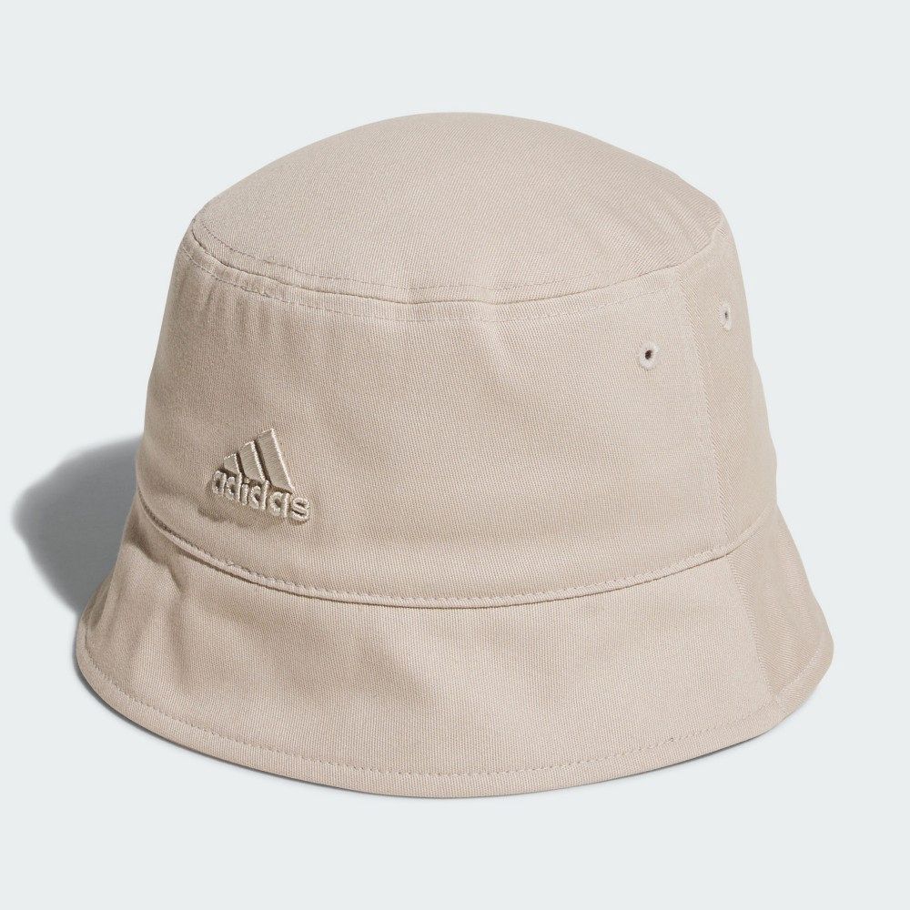 ADIDAS 愛迪達 【ADIDAS】MH BUCKET HAT 休閒帽 男女 米色-JF1205