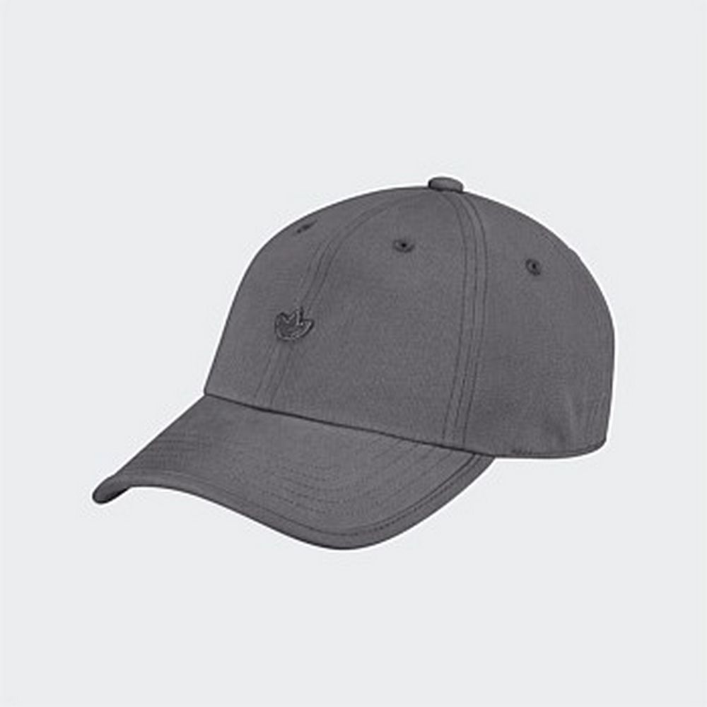 ADIDAS 愛迪達 【ADIDAS】PE DAD CAP 休閒帽 男帽 女帽 灰色-IX7333