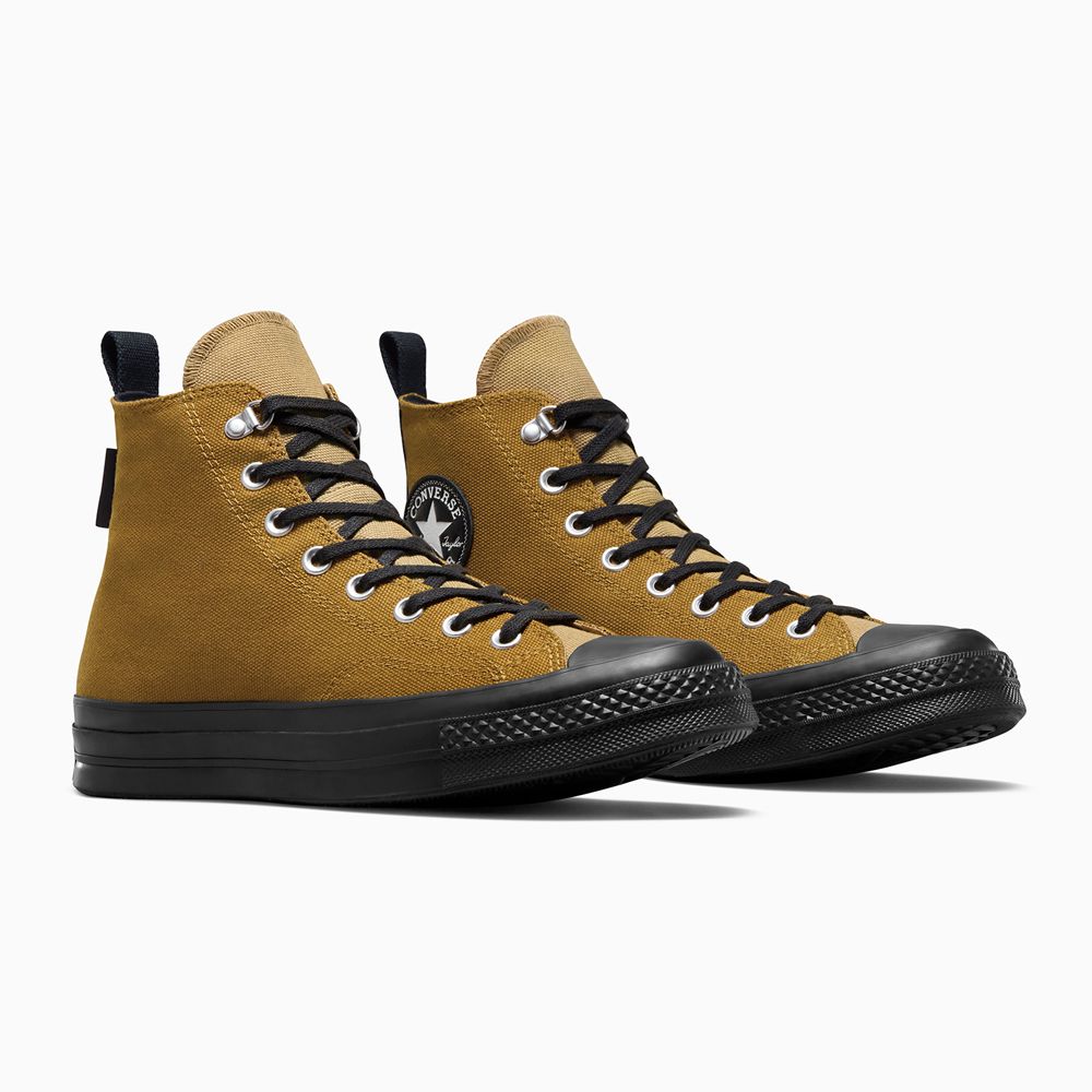 CONVERSE 匡威 CHUCK 70 GTX HI 高筒 休閒鞋 防水鞋 男鞋 女鞋 土黃色-A05565C
