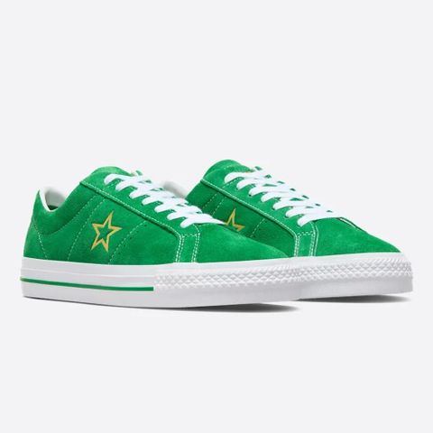 【CONVERSE】ONE STAR PRO OX 低筒 休閒鞋 男鞋 女鞋 綠色-A06645C