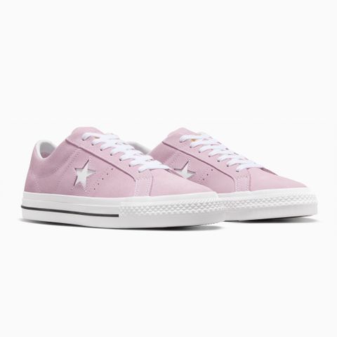 【CONVERSE】ONE STAR PRO OX 休閒鞋 滑板鞋 男鞋 女鞋 粉色-A07309C