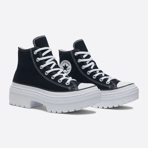 【CONVERSE】CTAS LUGGED HEEL HI 高筒 休閒鞋 厚底鞋 女鞋 黑色-A08258C