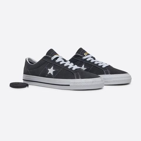 【CONVERSE】ONE STAR PRO OX 低筒 休閒鞋 滑板鞋 男鞋 女鞋 水泥灰-A08482C