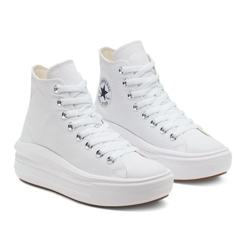 CONVERSE CTAS MOVE HI 高筒 女鞋 休閒鞋 厚底鞋 白色-568498C