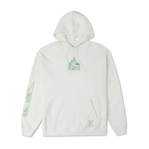 CONVERSE COUNTER CLIMATE HOODIE 連帽上衣 帽T 男 白色-10025031-A01