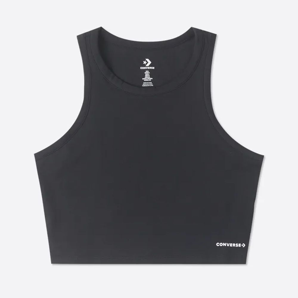  【CONVERSE】WORDMARK KNIT TANK TOP 背心 女 黑色_10026502-A01