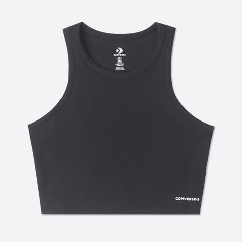 【CONVERSE】WORDMARK KNIT TANK TOP 背心 女 黑色_10026502-A01