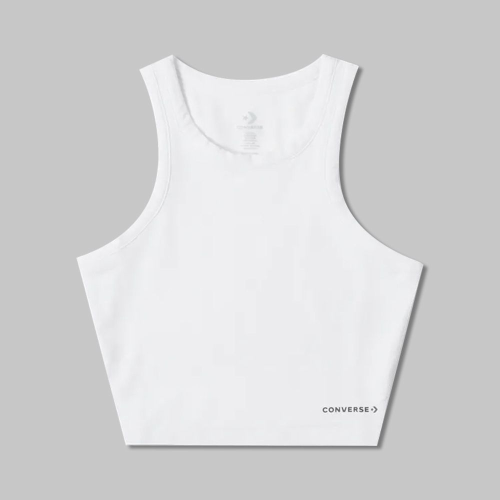  【CONVERSE】WORDMARK KNIT TANK TOP 背心 女 白色_10026502-A02