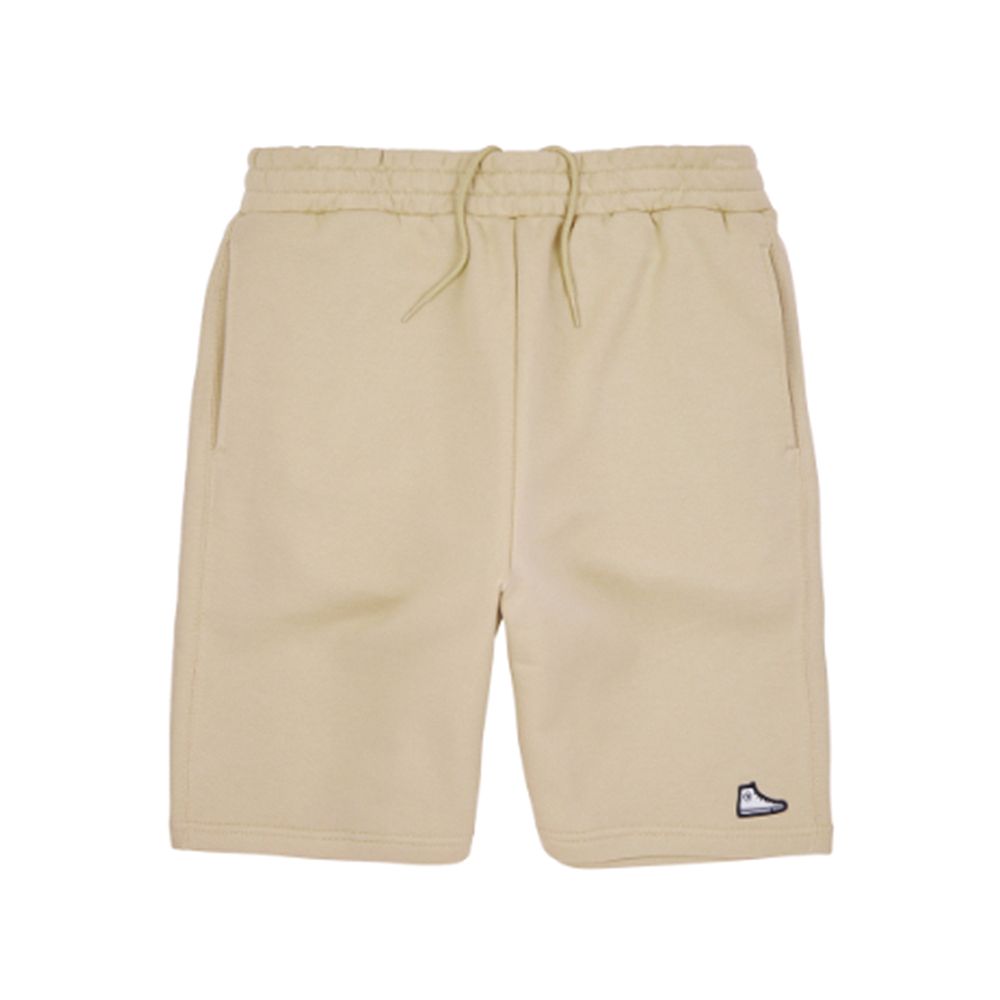 CONVERSE 匡威 SNEAKER PATCH SOLID SHORT 短褲 男女 米黃_10026844-A06