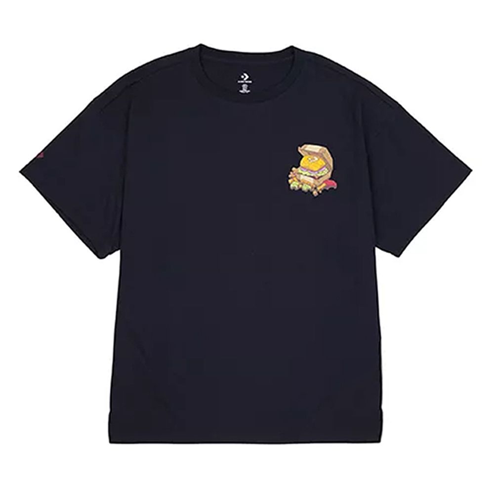  【CONVERSE】FESTIVAL BURGER TEE 短袖上衣 男 黑色_10027153-A01