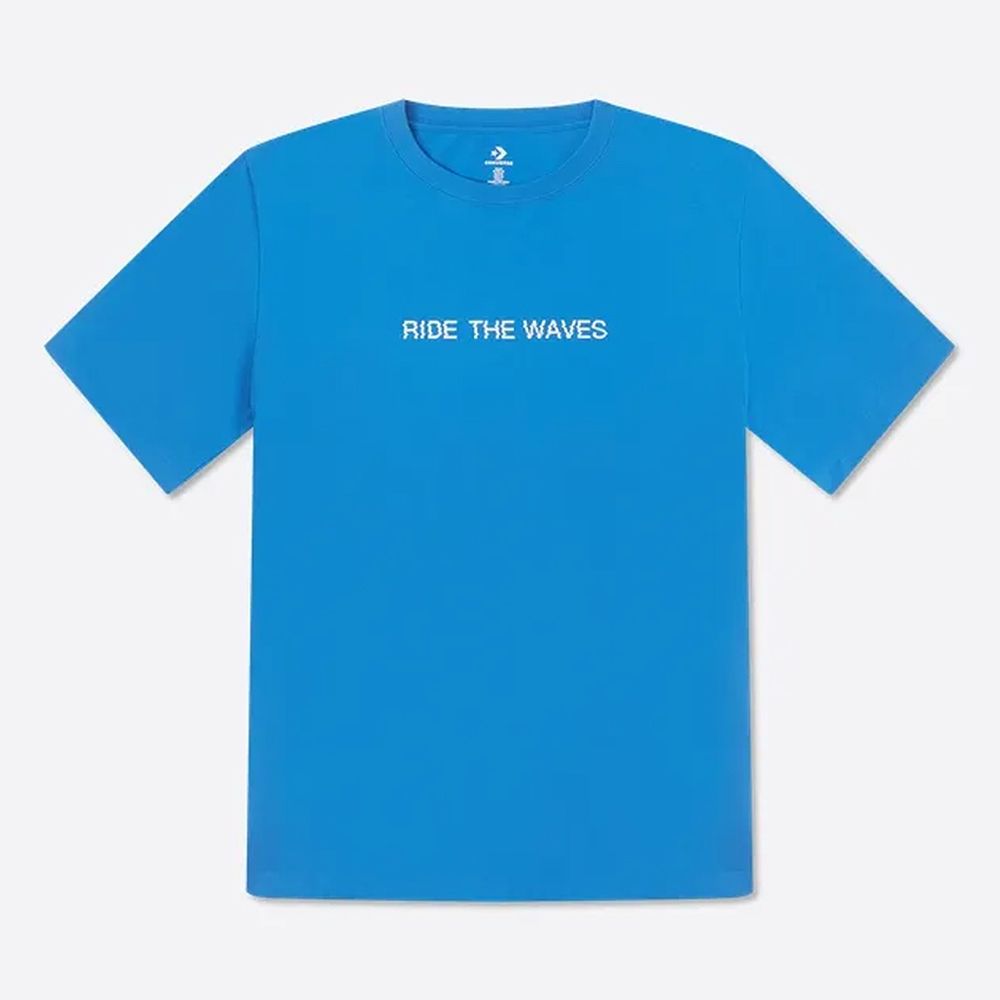 CONVERSE 匡威 SUMMER VERBIAGE TEE 短袖上衣 男 藍色_10027218-A02