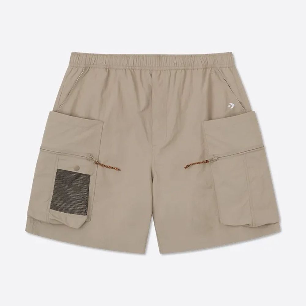  【CONVERSE】CARGO SHORTS 短褲 男 淺卡其_10027226-A01