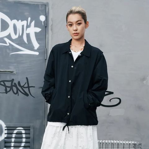 CONVERSE 【CONVERSE】 ANDOVER COACHES JACKET 休閒外套 男女 黑色_10026563-A05