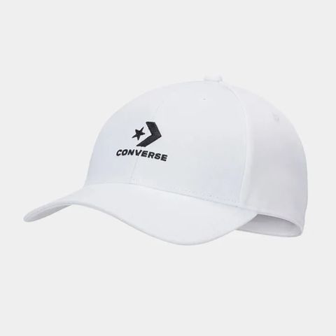 【CONVERSE】LOCK UP BASEBALL CAP 棒球帽 休閒帽 男帽 女帽 白色_10022130-A02