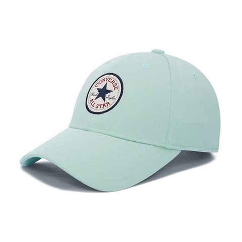 【CONVERSE】TIPOFF BASEBALL CAP 休閒帽 棒球帽 男帽 女帽 淺綠色-10022135-A49