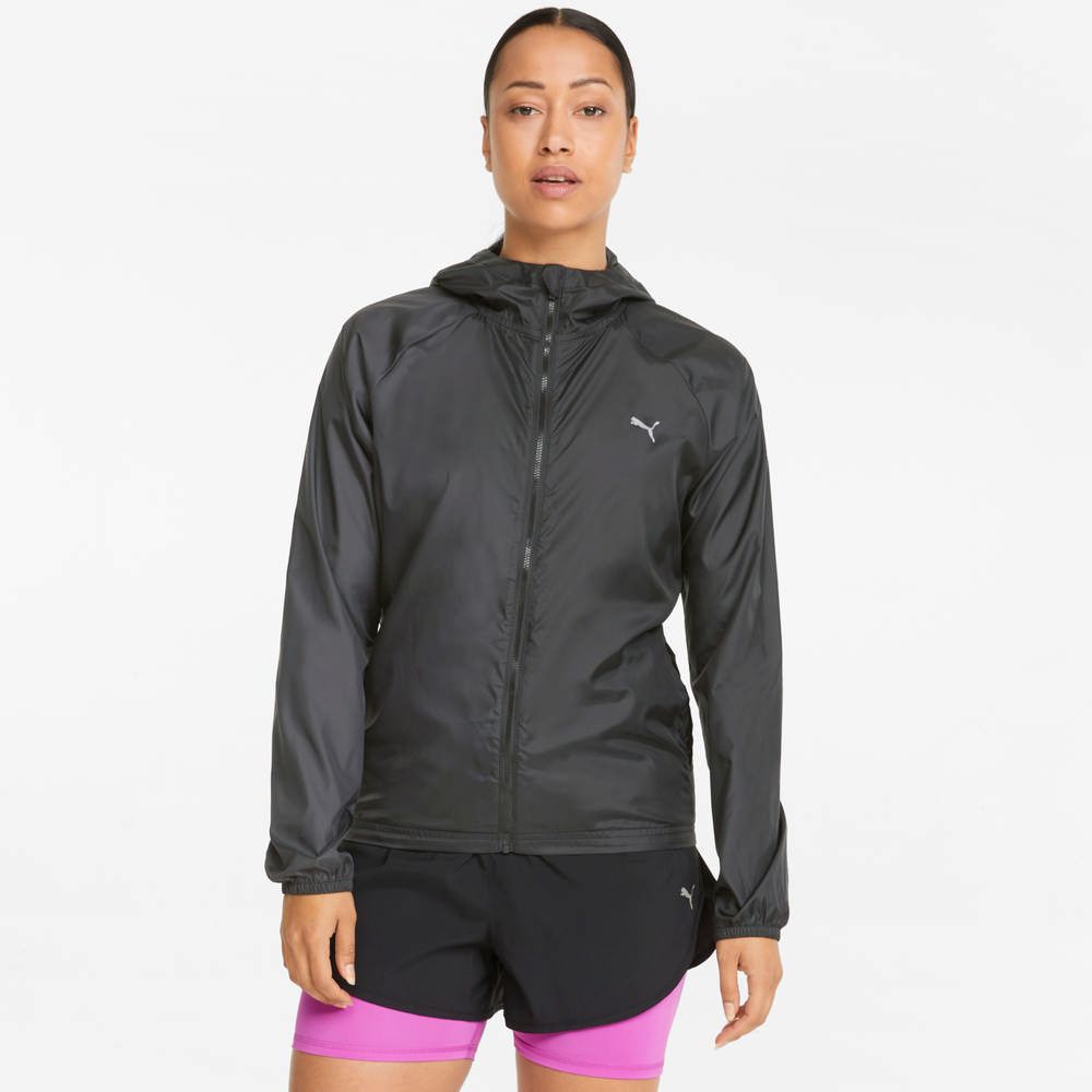 PUMA 彪馬 女 慢跑系列Run Fav UV連帽風衣外套(F)-52168301