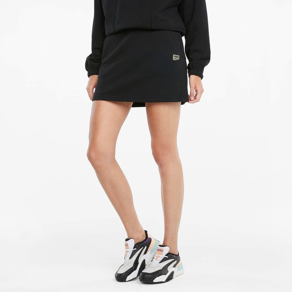 PUMA 彪馬 女 流行系列Downtown短裙(F)-53169401
