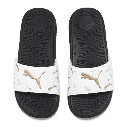 PUMA Cool Cat 2.0 Toss Wns Slipper 男鞋 女鞋 拖鞋 白金色-39333805