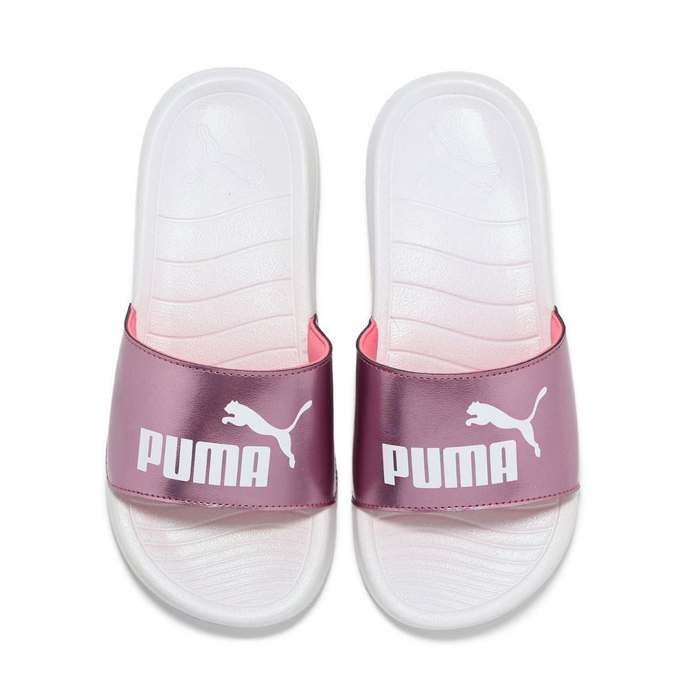  【PUMA】Popcat 20 GirlPower Slipper  女鞋 拖鞋 粉白色-39542101