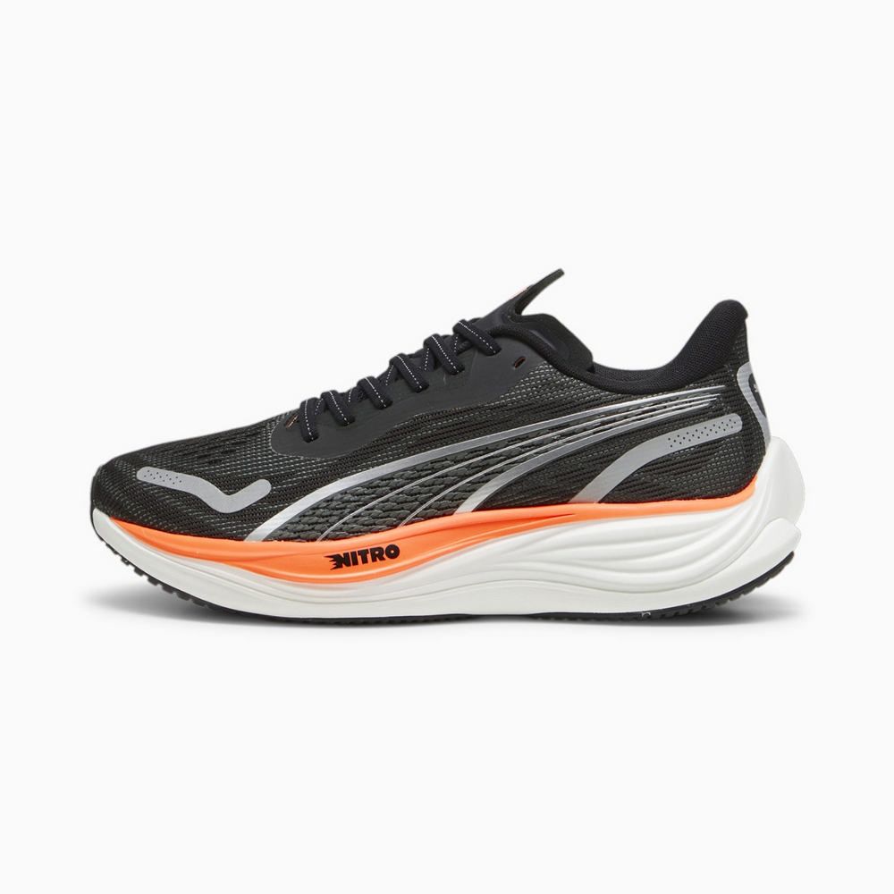 PUMA 彪馬 Velocity NITRO 3 跑步鞋 男鞋 黑橘色-37774804