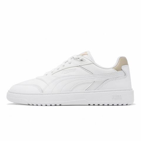 PUMA Doublecourt 休閒鞋 男鞋 女鞋 白奶茶色-39328416