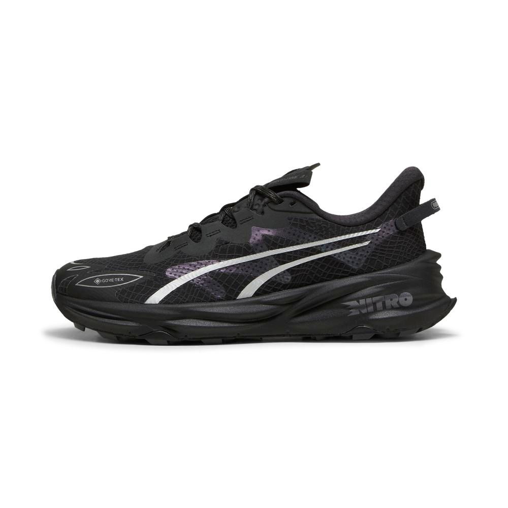 PUMA Fast-Trac NITRO 3 GTX 跑步鞋 男鞋 防水 黑銀色-37979401