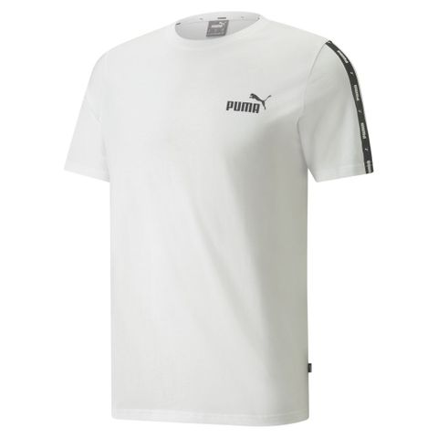 PUMA Tape短袖T恤(M) 短袖上衣 男 白色-84738202