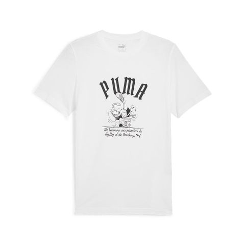 【PUMA】流行系列滑板短袖T恤(M) 短袖上衣 男 白色-62800302